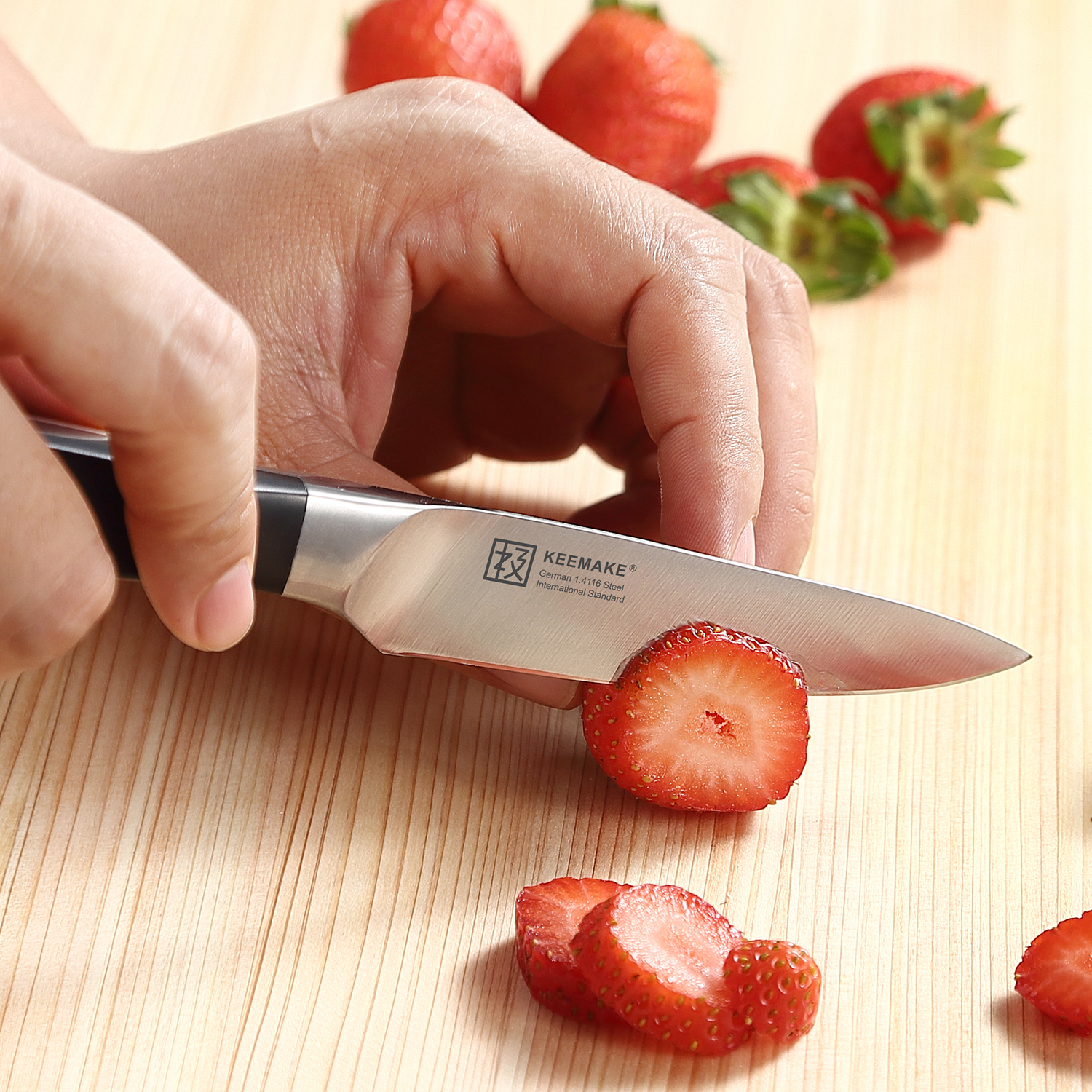 KEEMAKE Paring Knife 3.5 inch Small Fruit Knife