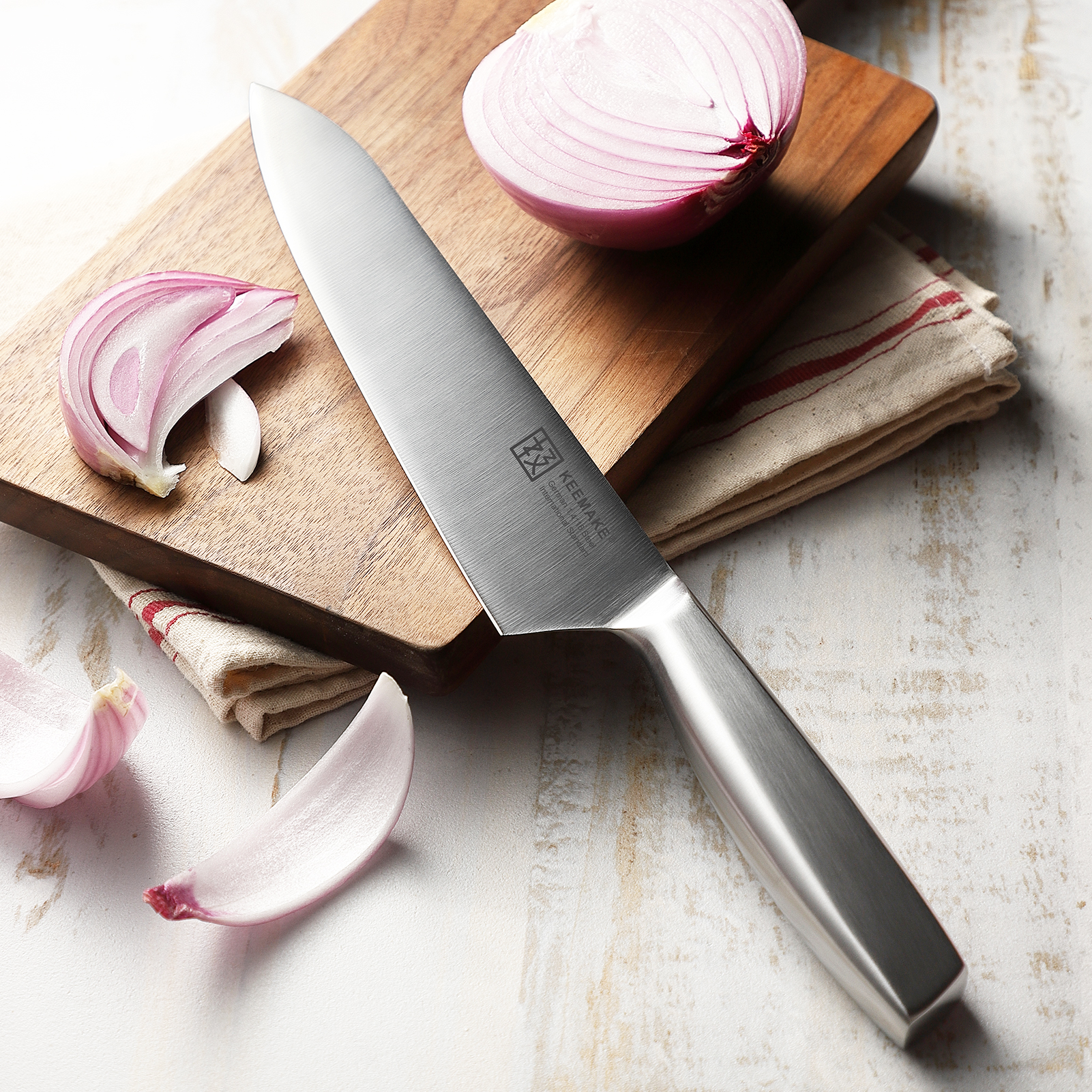KEEMAKE 8inch Chef knife high carbon stainless steel 1.4116 for meat cutting