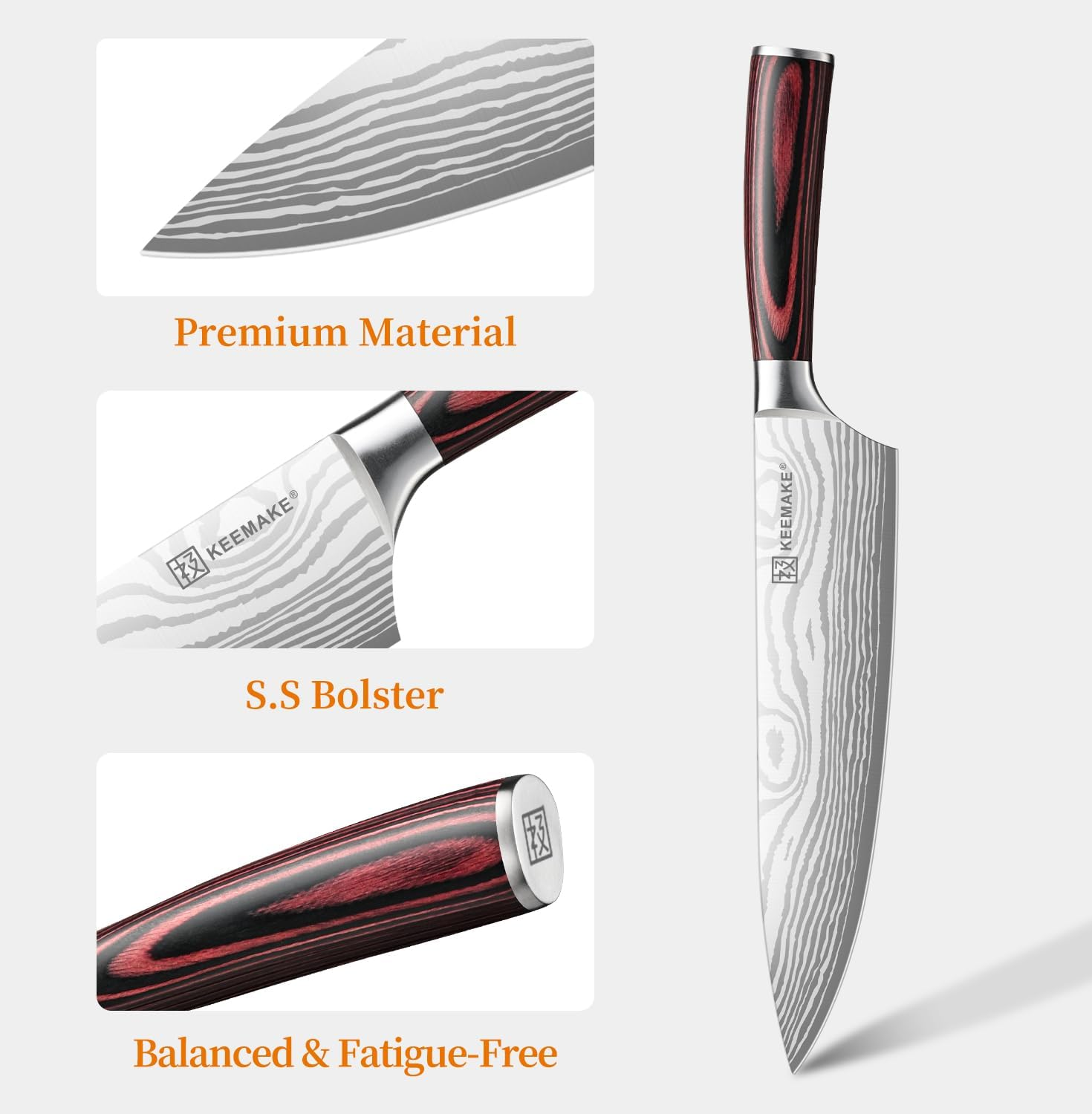 KEEMAKE Chef Knife 8 Inch