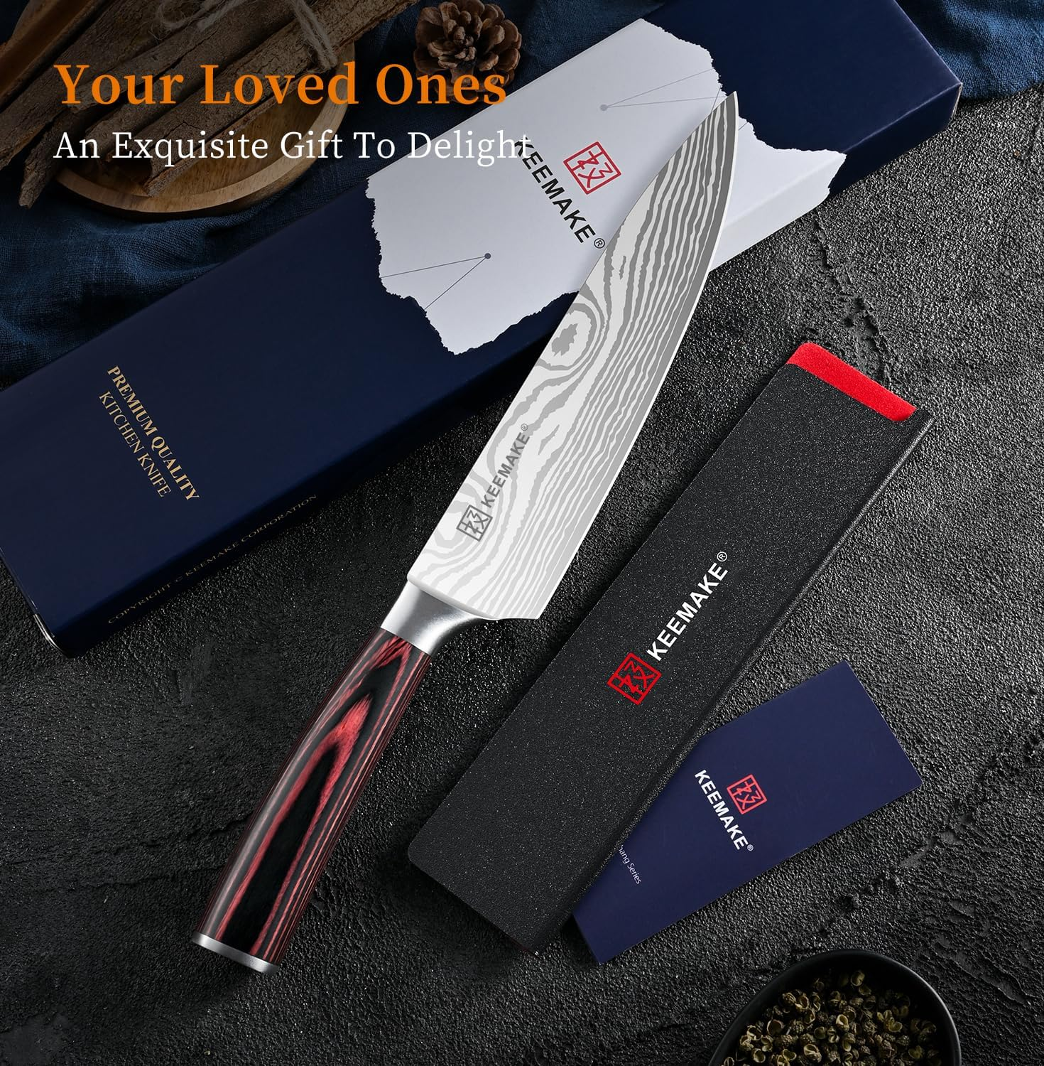 KEEMAKE Chef Knife 8 Inch
